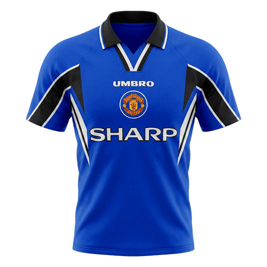 Manchester United Tredjetröja 1996/97 Retro Tröja
 Blå