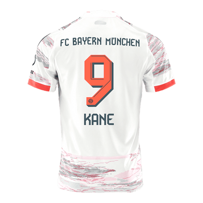 Bayern Munich Tröja KANE #9 2025/26 Borta Vit-12