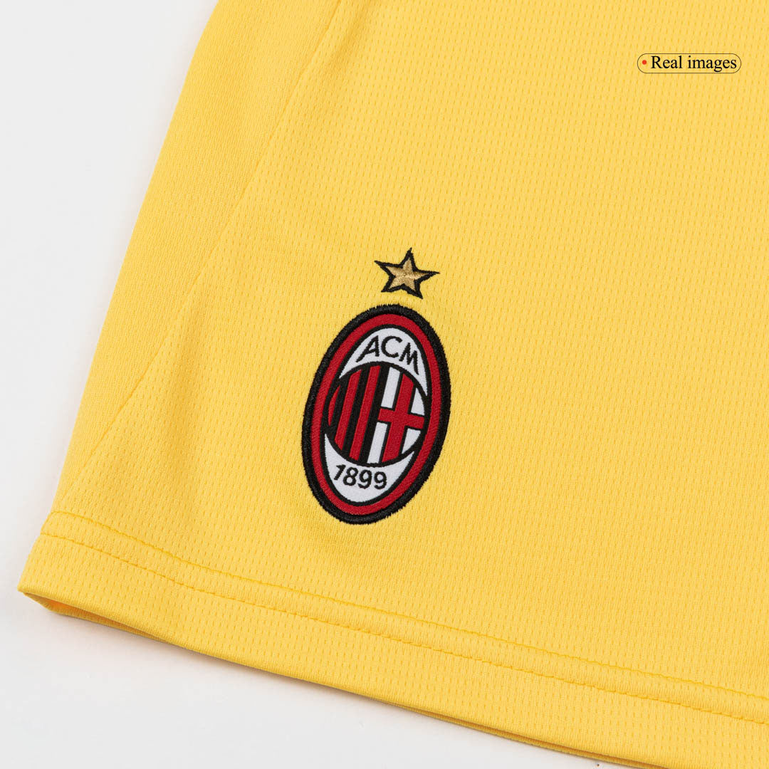AC Milan Shorts 2025/26 Tredje Gul-4