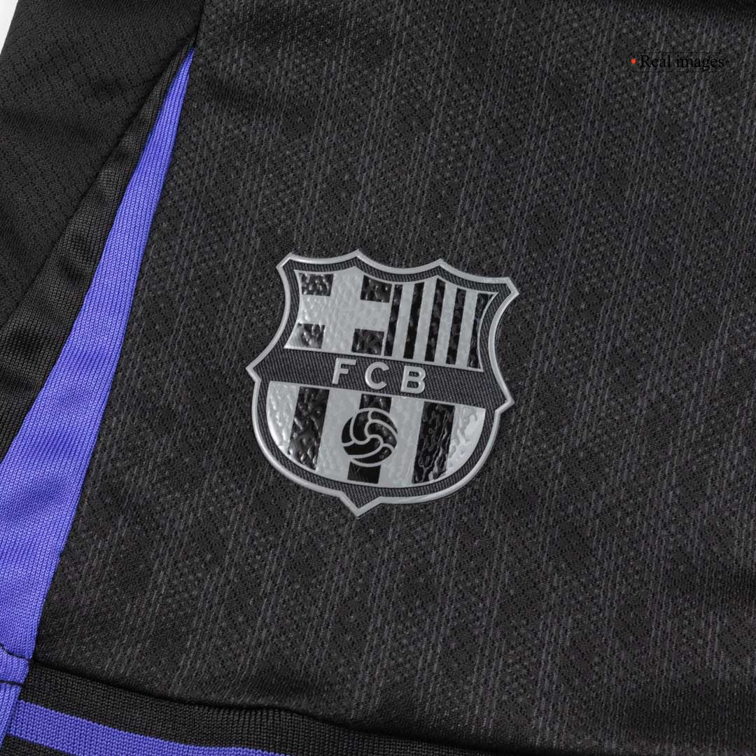 Barcelona Tröja 2025/26 Bortaställ Gul & Svart Barn-4