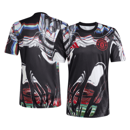 Manchester United Tröja 2025/26 Före match Svart-7