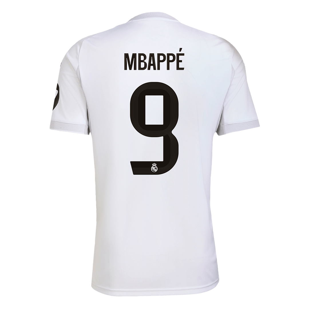 MBAPPÉ #9 Real Madrid Tröja 2025/26 Hemma Premium Vit