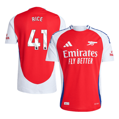 Arsenal Tröja RICE #41 2024/25 Hemma Röd