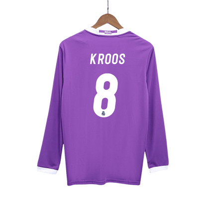KROOS #8 Real Madrid Bortatröja 2016/17 Retro Tröja
 Lila