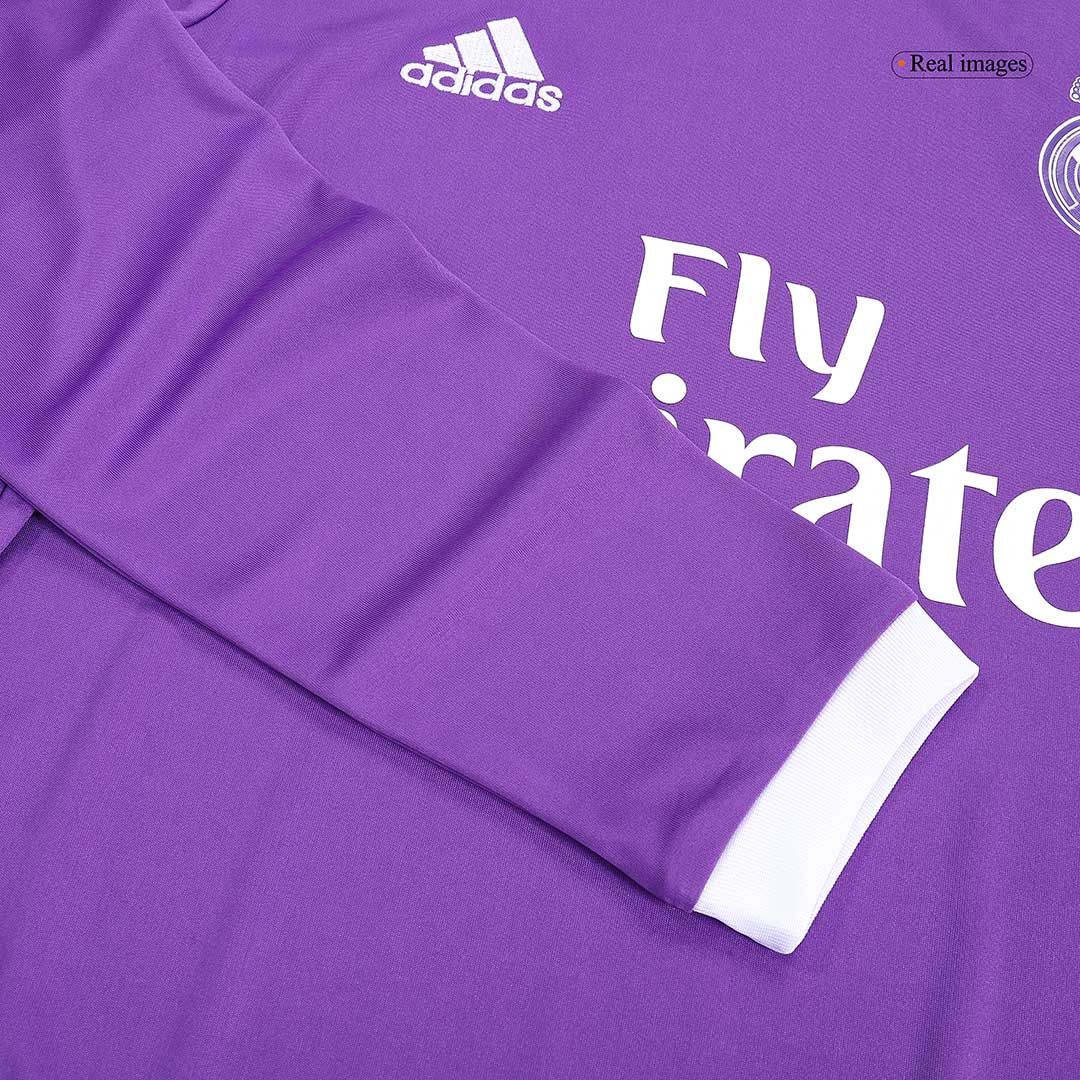 BENZEMA #9 Real Madrid Bortatröja 2016/17 Retro Tröja
 Lila