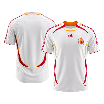 Spanien Bortatröja 2006 Retro Tröja
 Vit-9