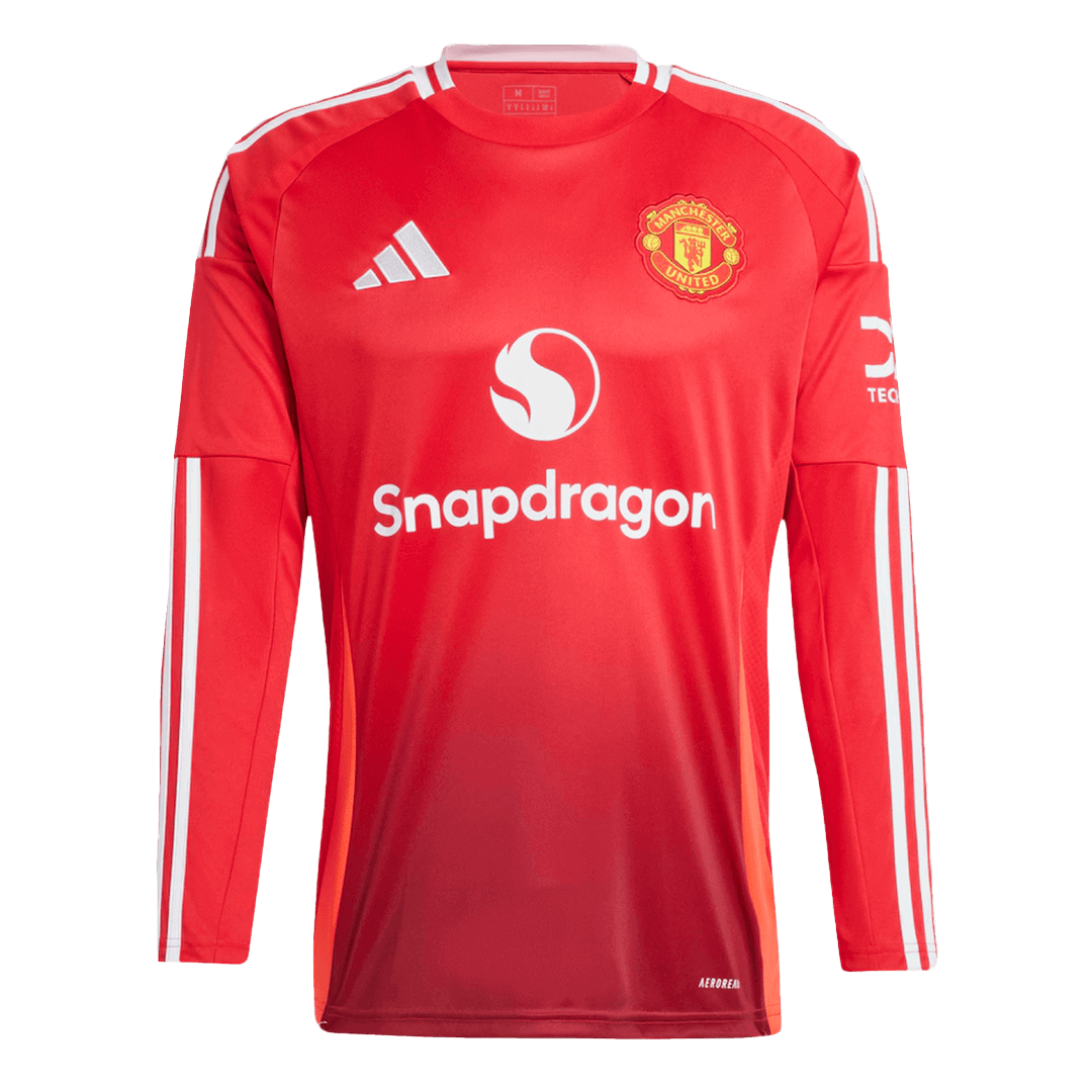 Manchester United Tröja 2024/25 Hemma Långärmad Röd