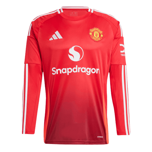 Manchester United Tröja 2024/25 Hemma Långärmad Röd