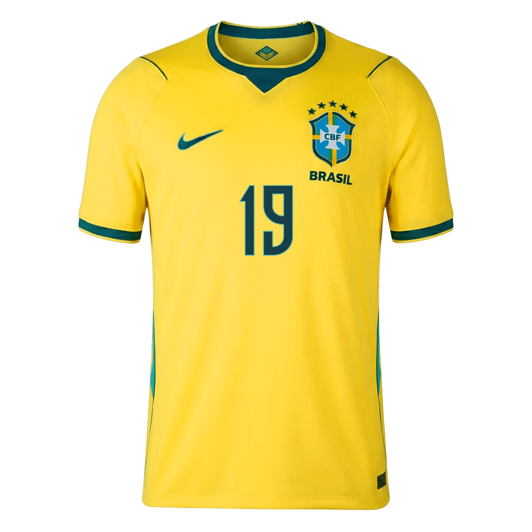 Brasilien Tröja ENDRICK #19 2026 Hemma Gul