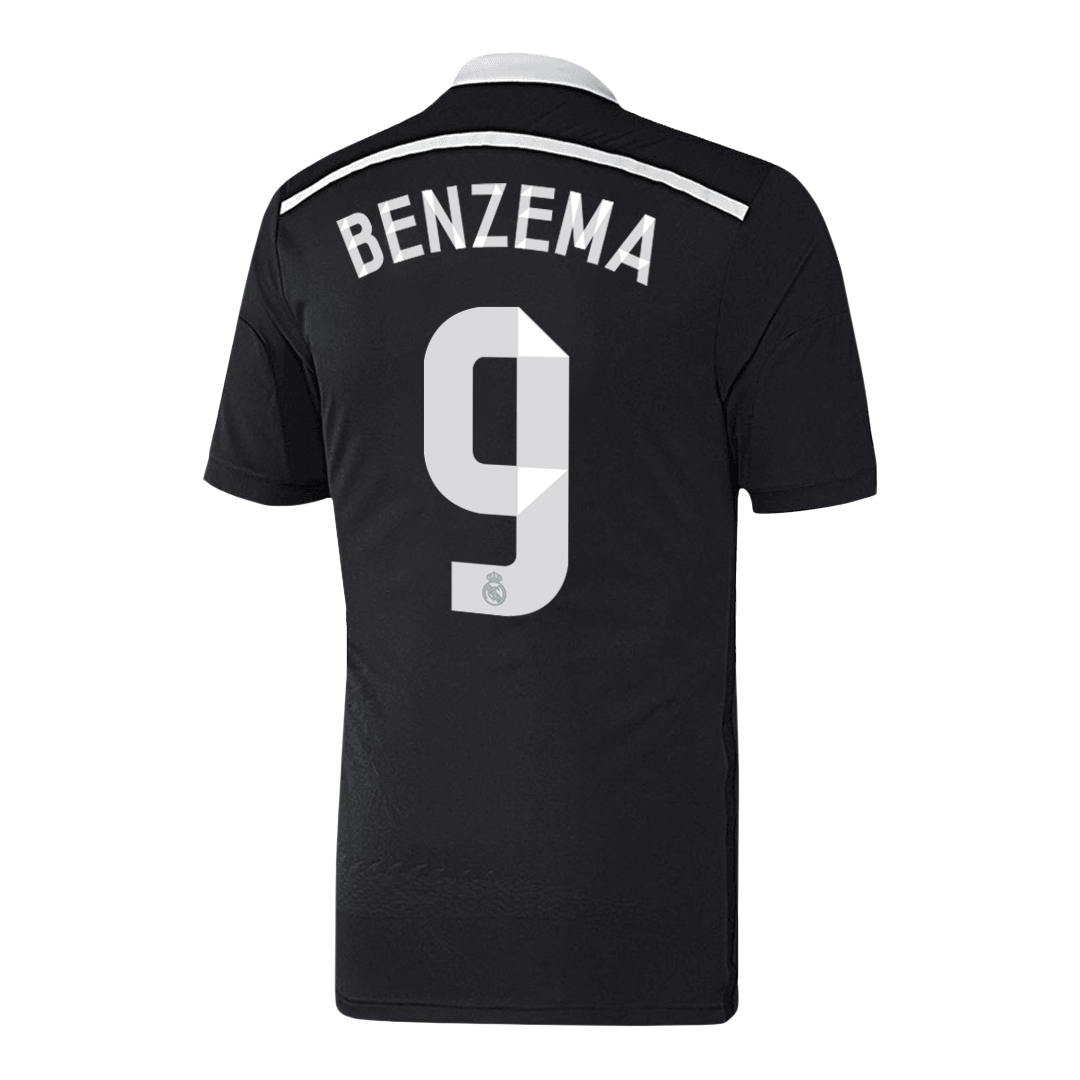 BENZEMA #9 Real Madrid Tredjetröja 2014/15 Retro Tröja
 Svart