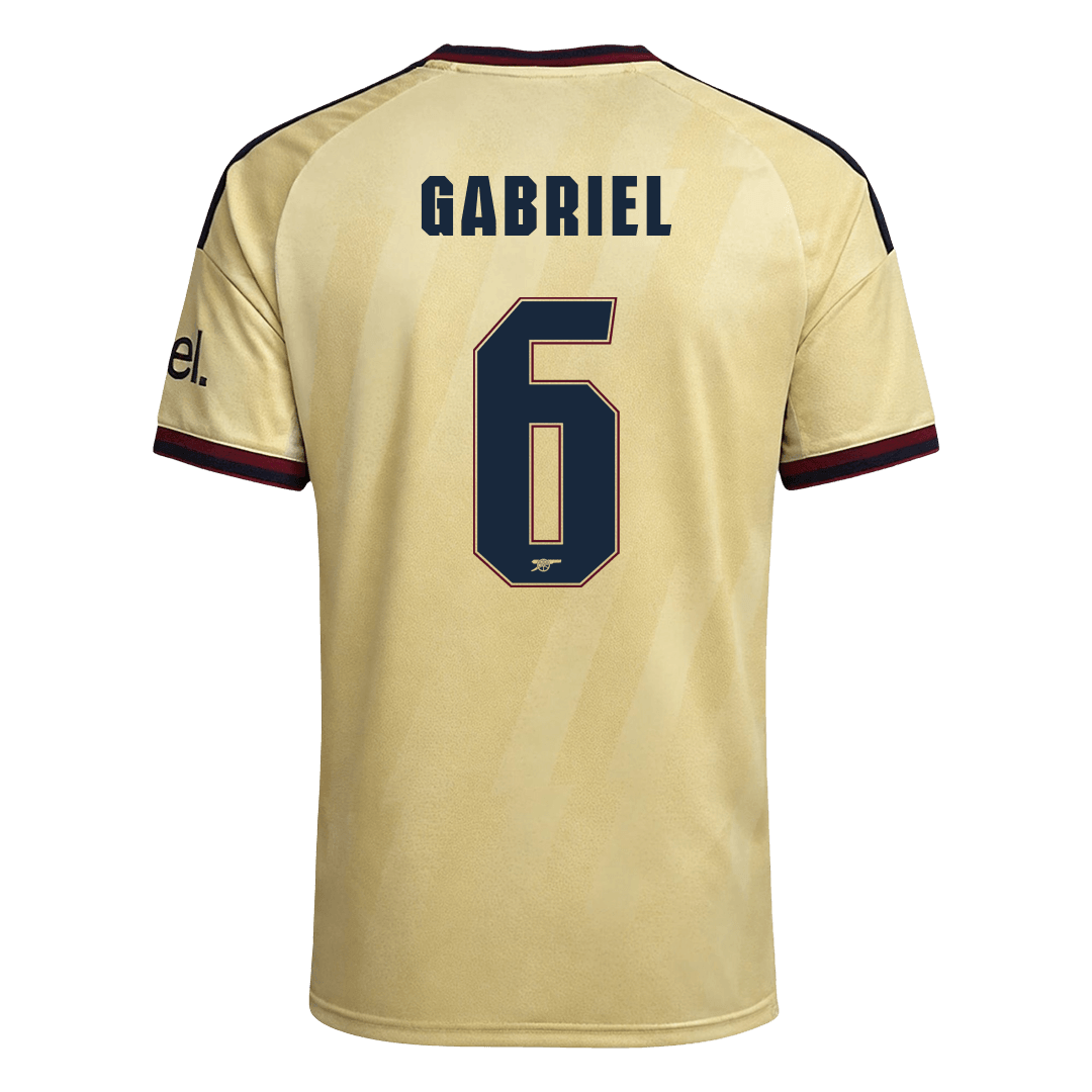 Arsenal Tröja GABRIEL #6 2026/27 Tredje Autentisk Gul - UCL