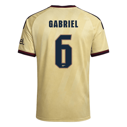 Arsenal Tröja GABRIEL #6 2026/27 Tredje Autentisk Gul - UCL-3