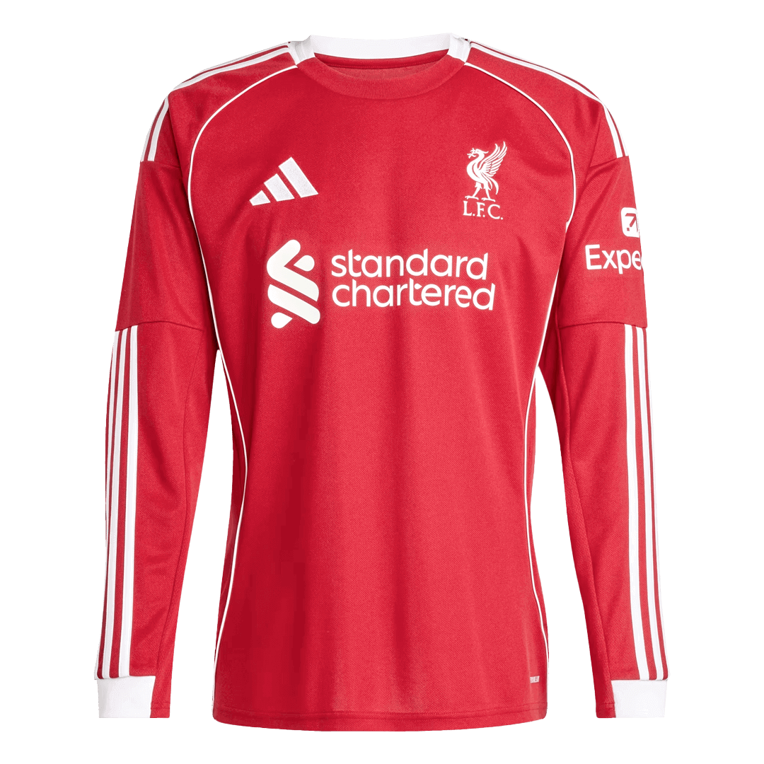 Liverpool Tröja 2025/26 Hemma Långärmad Röd