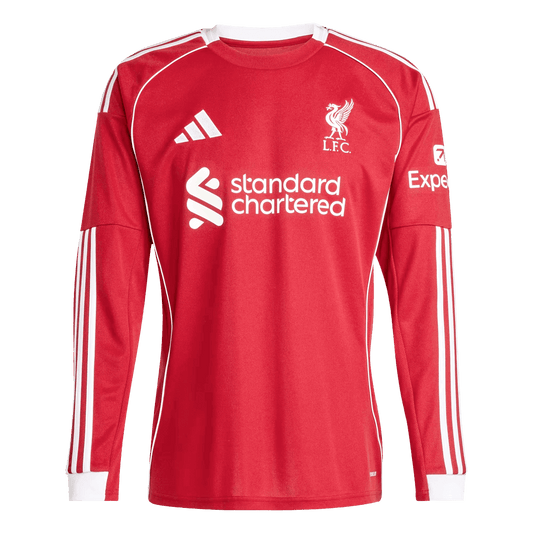 Liverpool Tröja 2025/26 Hemma Långärmad Röd