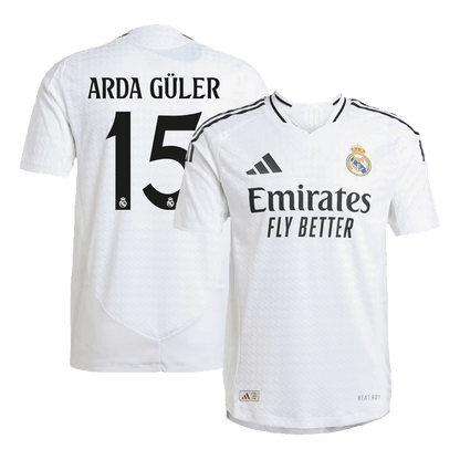 Real Madrid Tröja ARDA GÜLER #15 2024/25 Hemma Vit