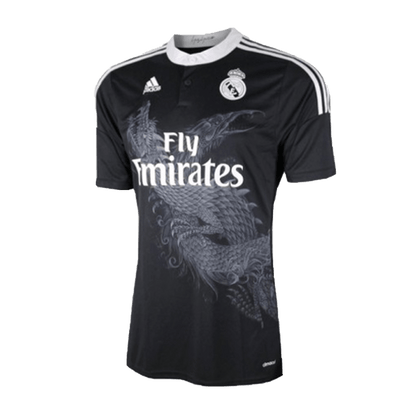 BENZEMA #9 Real Madrid Tredjetröja 2014/15 Retro Tröja
 Svart-11