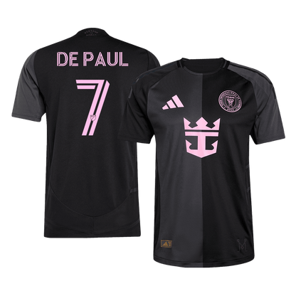 Inter Miami CF Tröja DE PAUL #7 2025 Borta Black&Gray