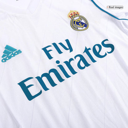 RONALDO #7 Real Madrid Hemmatröja 2017/18 Retro Tröja
 Vit-4