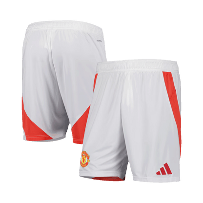 Manchester United Shorts 2024/25 Hemma Vit-9