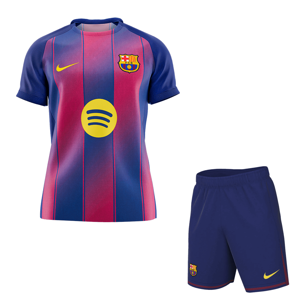 Barcelona Tröja Hemmaställ 2025/26 Röd & Blå