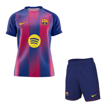 Barcelona Tröja Hemmaställ 2025/26 Röd & Blå