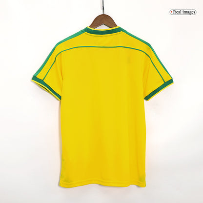 Brasilien Hemmatröja 1998 Retro Tröja
 Gul-8