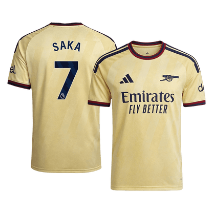 Arsenal Tröja SAKA #7 2026/27 Tredje Autentisk Gul
