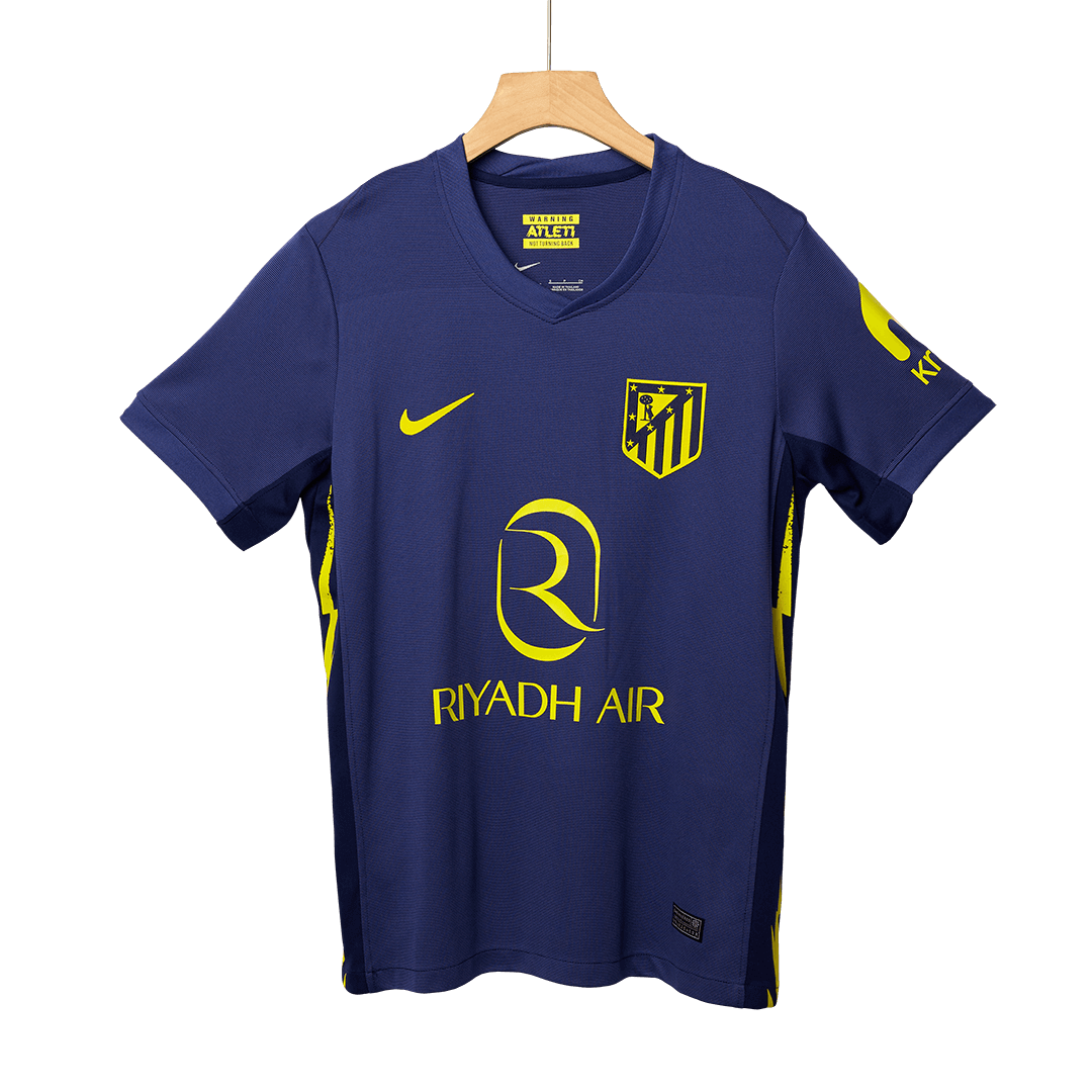 Atletico Madrid Tröja SØRLOTH #9 2025/26 Borta Mörkblå