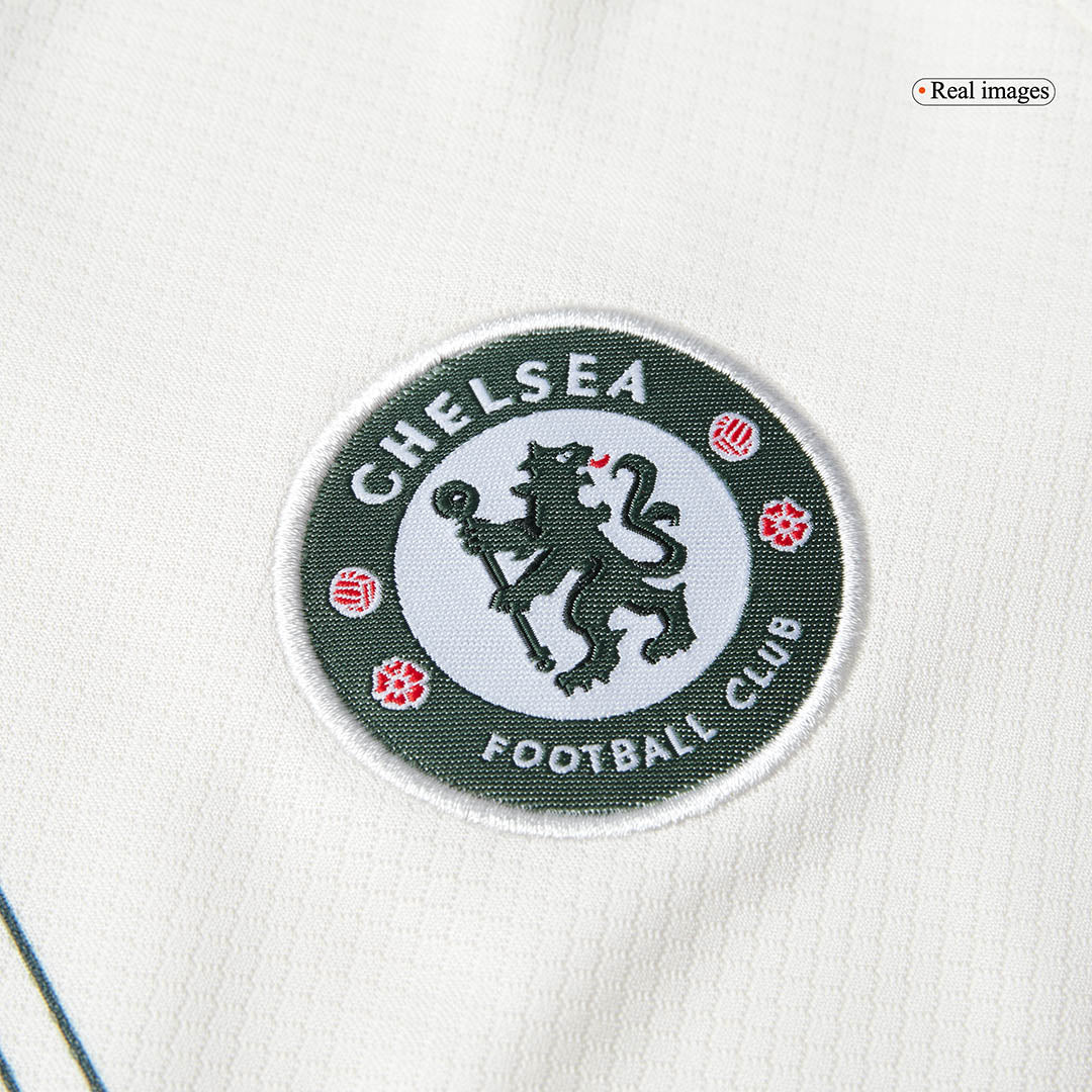 Chelsea Tröja 2025/26 Bortaställ Vit Barn-6