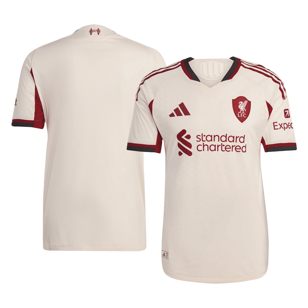 Liverpool Tröja 2025/26 Borta Vit