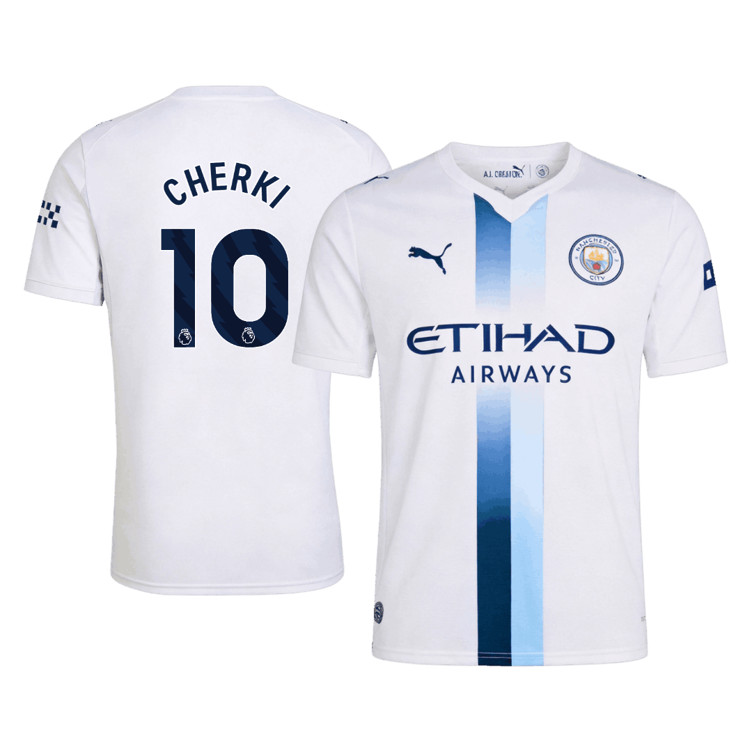 Manchester City Tröja CHERKI #10 2026/27 Third Vit
