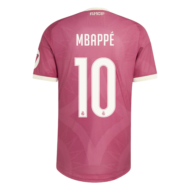 Real Madrid Tröja MBAPPÉ #10 2026/27 Tredje Autentisk Rosa-3