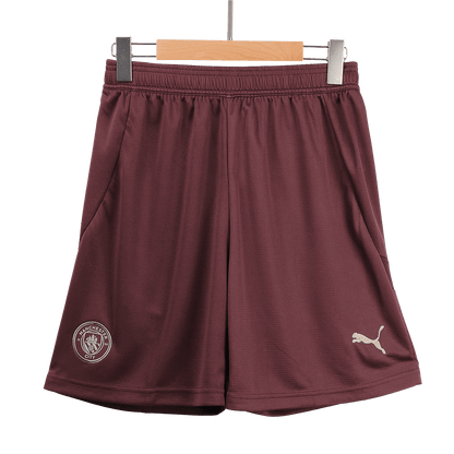 Manchester City Shorts 2024/25 Tredje Röd-8