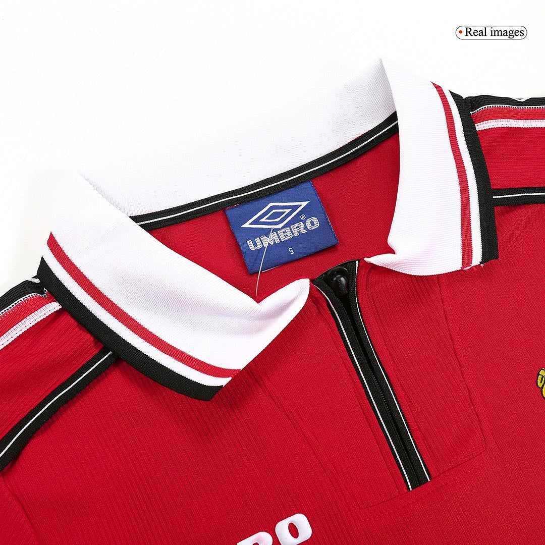 Manchester United Hemmatröja 1998/99 Retro Tröja-7