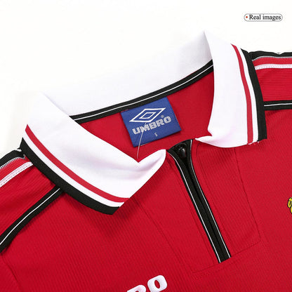 Manchester United Hemmatröja 1998/99 Retro Tröja-7