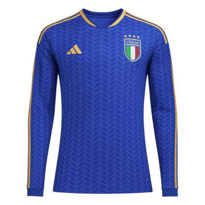Italien Tröja 2026 Hemma Långärmad Blå