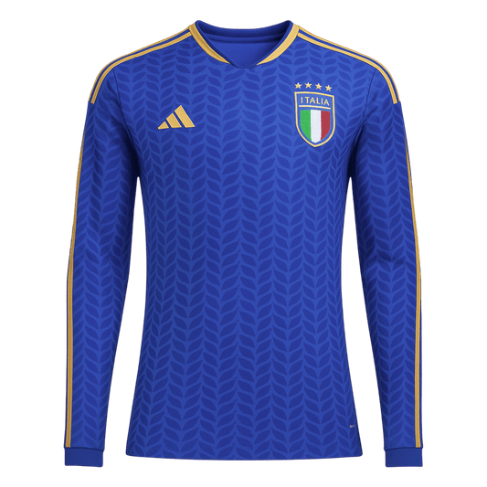 Italien Tröja 2026 Hemma Långärmad Blå