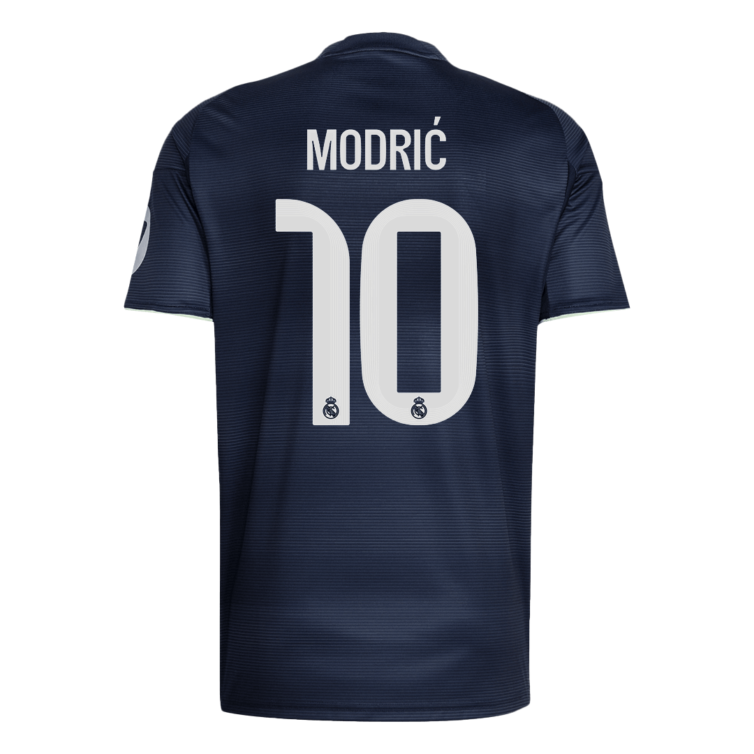 MODRIĆ #10 Real Madrid Tröja 2025/26 Borta Premium Mörkblå-11