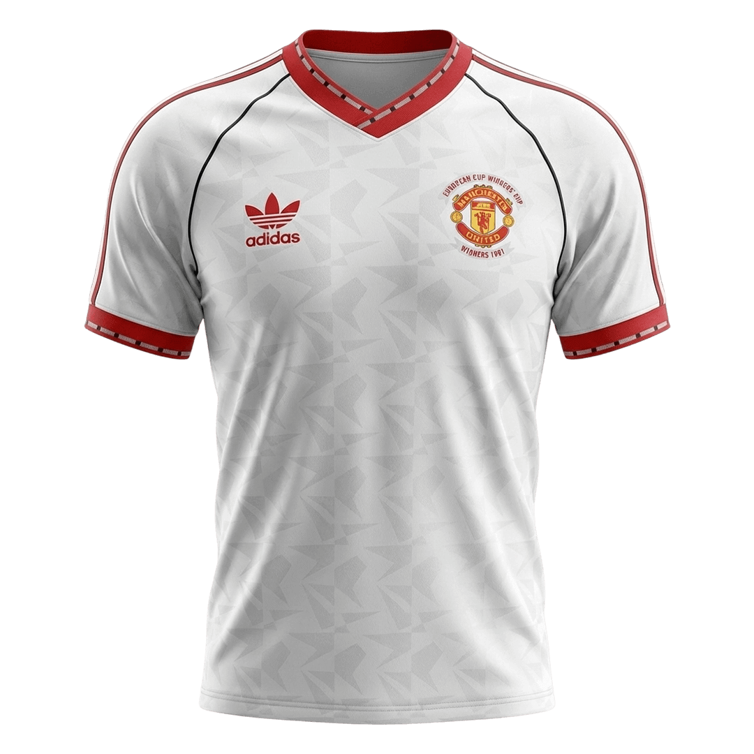 Manchester United Bortatröja 1991 Retro Tröja
 Vit