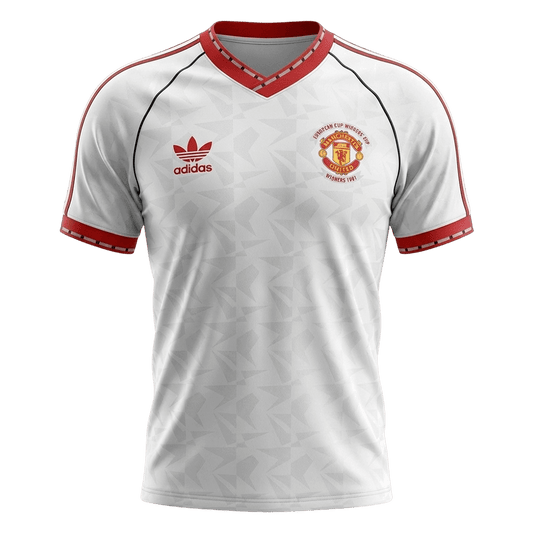 Manchester United Bortatröja 1991 Retro Tröja
 Vit