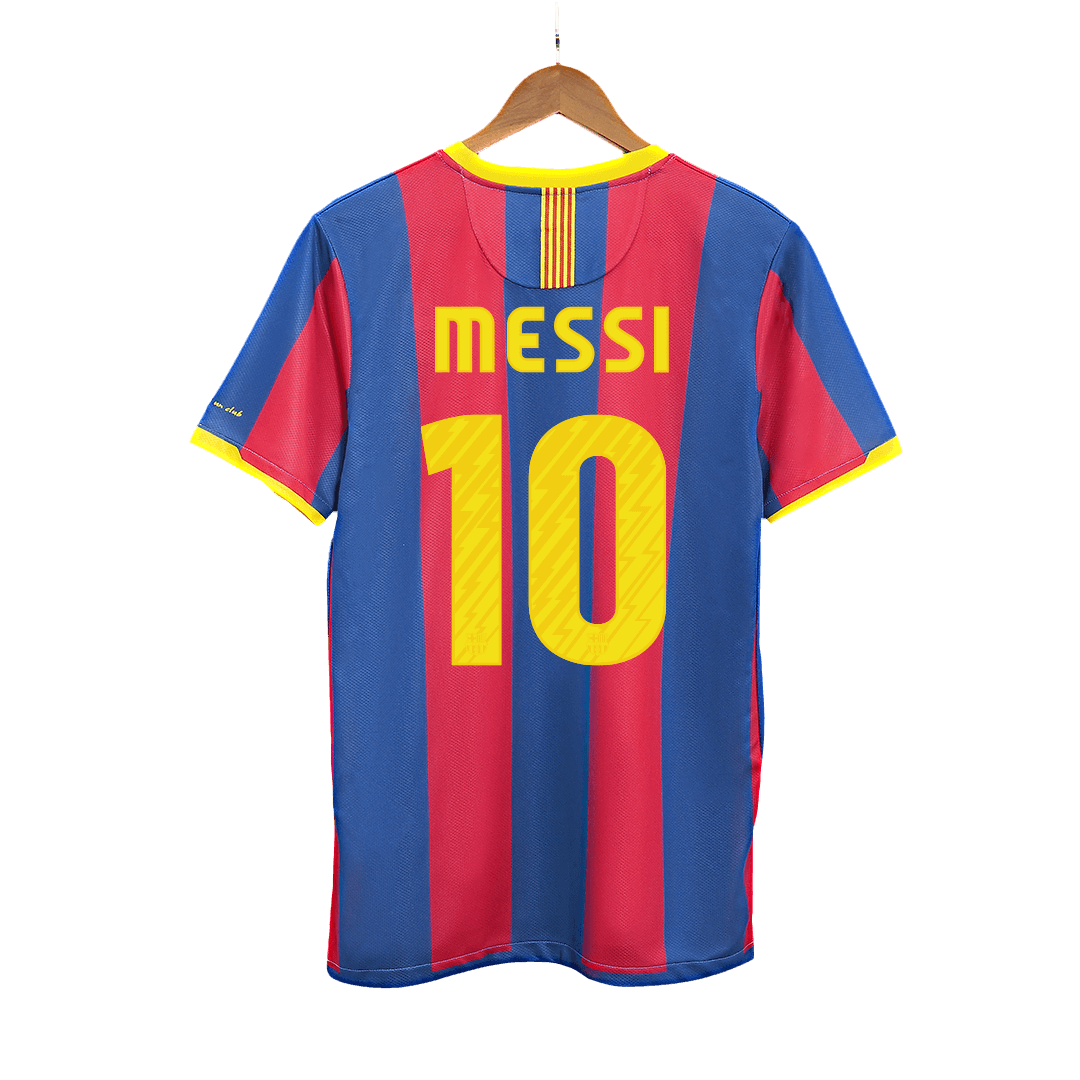 MESSI #10 Barcelona Hemmatröja 2010/11 Retro Tröja
 Röd & Blå
