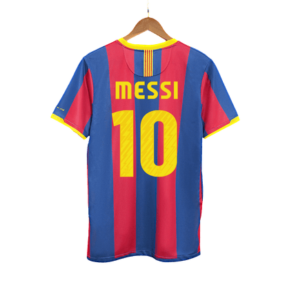 MESSI #10 Barcelona Hemmatröja 2010/11 Retro Tröja
 Röd & Blå