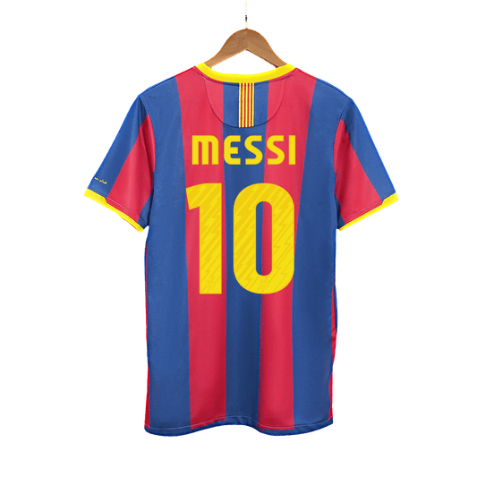 MESSI #10 Barcelona Hemmatröja 2010/11 Retro Tröja
 Röd & Blå