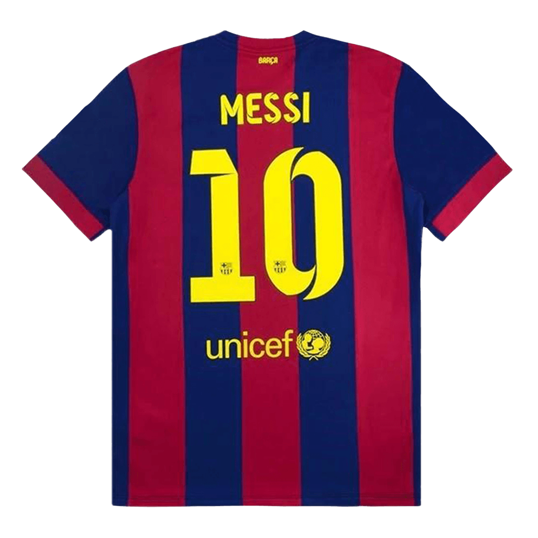 MESSI #10 Barcelona Hemmatröja 2014/15 Retro Tröja