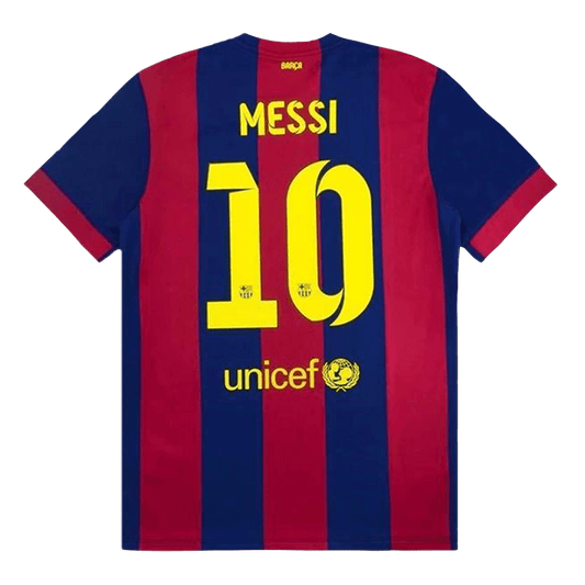 MESSI #10 Barcelona Hemmatröja 2014/15 Retro Tröja