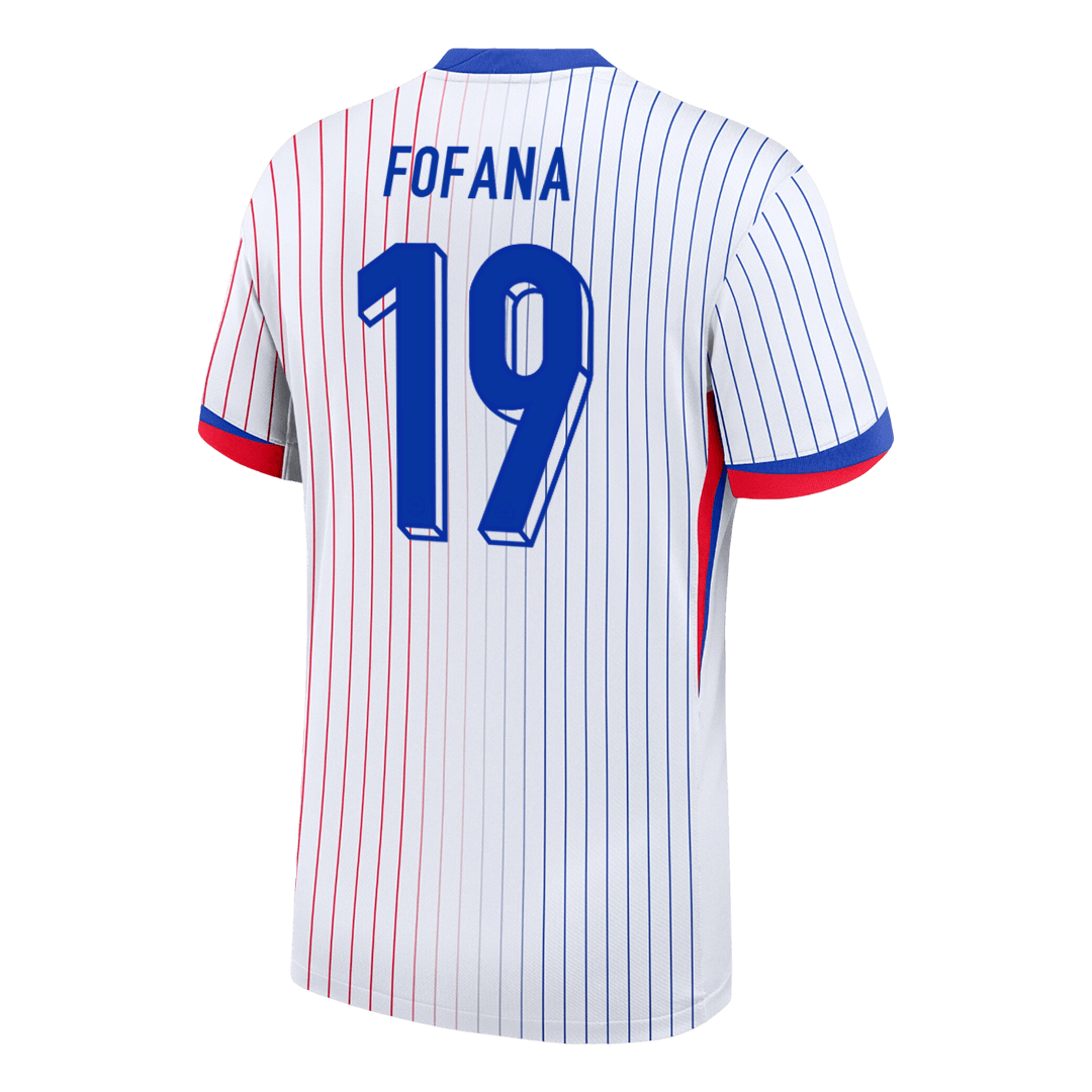 Frankrike Tröja FOFANA #19 Euro 2024 Borta Vit