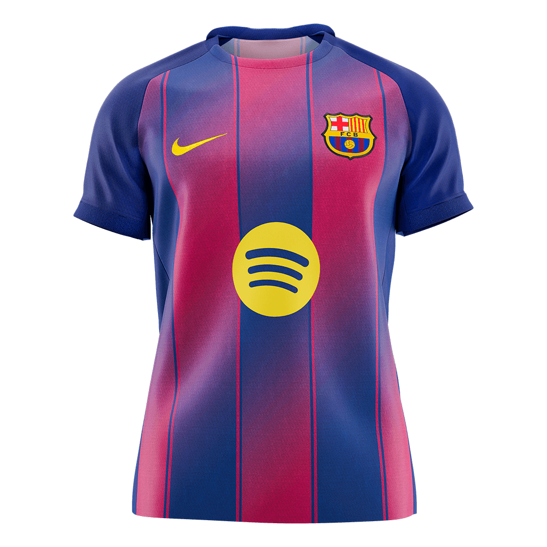Barcelona Tröja 2025/26 Hemma Premium Röd & Blå