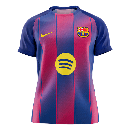 Barcelona Tröja 2025/26 Hemma Premium Röd & Blå
