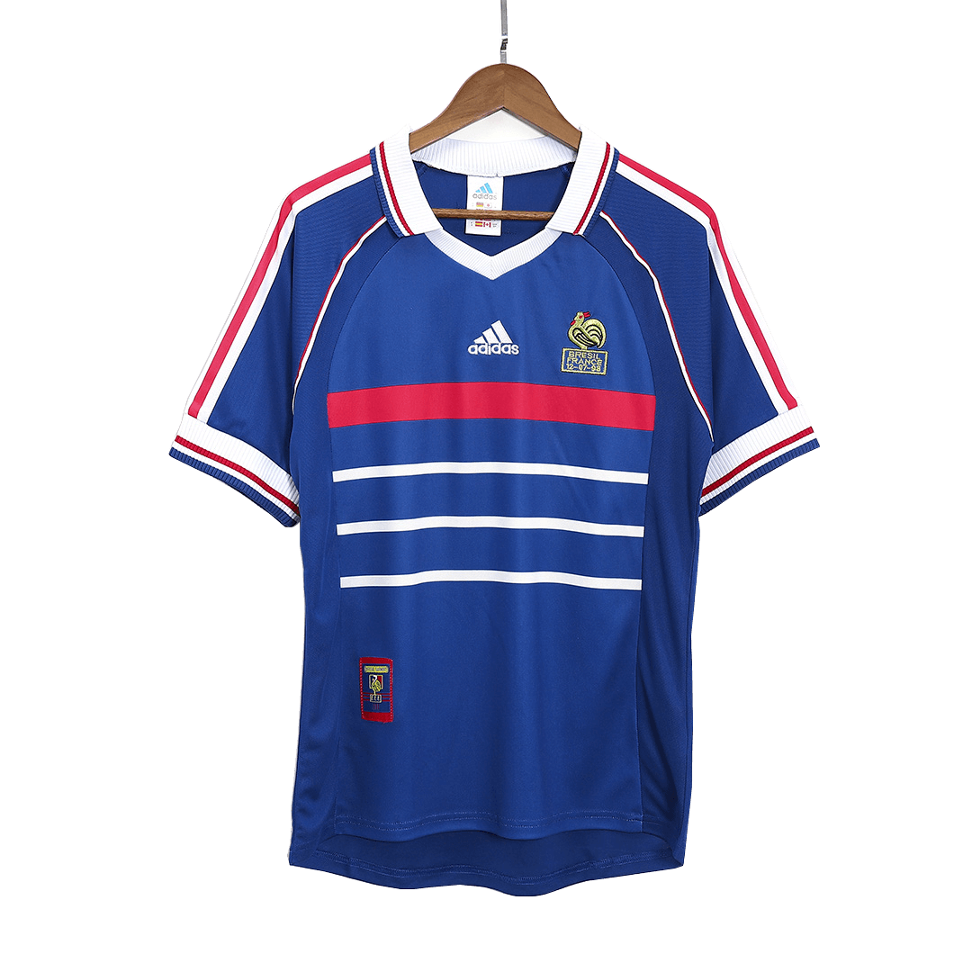 Frankrike Hemmatröja 1998 Retro Tröja
 Blå