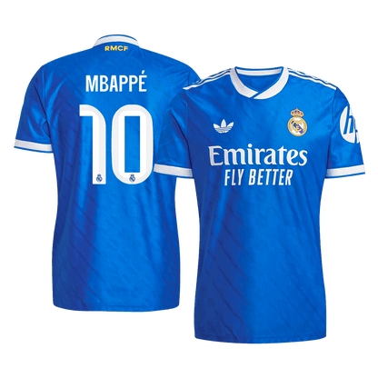 Real Madrid Tröja MBAPPÉ #10 2025/26 Tredje Blå